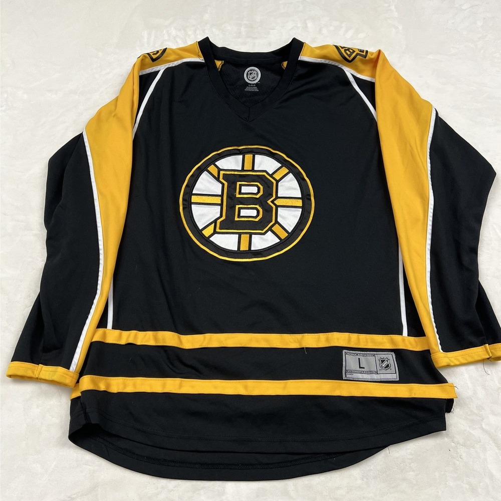 NHL Boston Bruins Hockey Jersey Mens Large Black Brad Marchand 63 Fan Gear